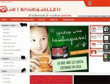 Tablet Screenshot of carnevasca.com
